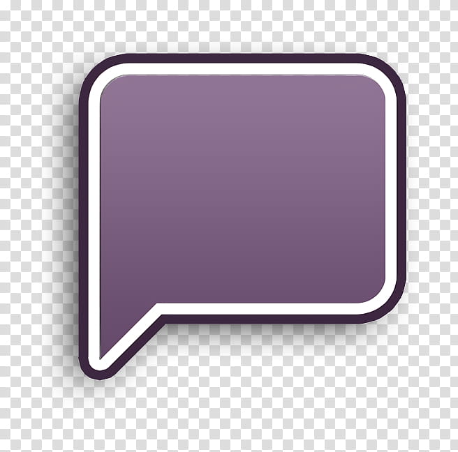 messenger icon, Violet, Purple, Line, Material Property, Square, Rectangle, Logo transparent background PNG clipart