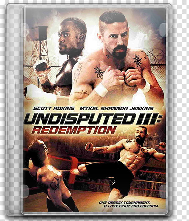 Undisputed  Redemption  DVD Case Icon transparent background PNG clipart