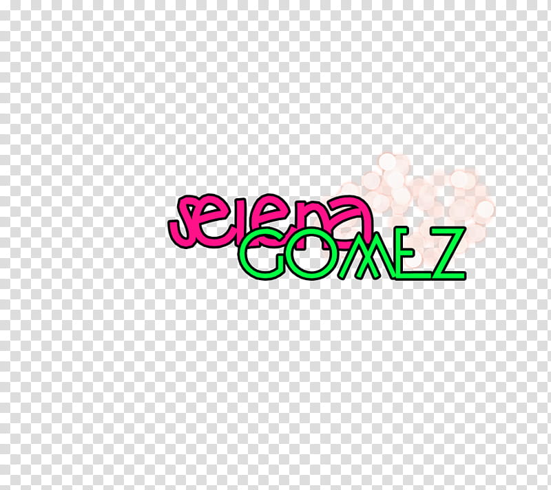 Texto Selena Gomez transparent background PNG clipart
