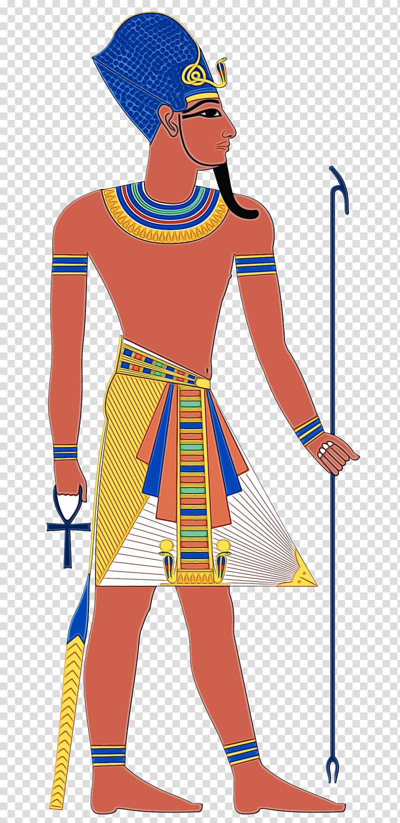Watercolor, Paint, Wet Ink, Ancient Egypt, Atum, Ancient Egyptian Deities, Ancient Egyptian Religion, Thoth transparent background PNG clipart