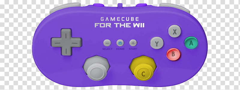 GameCube Classic Controller, purple game controller transparent background PNG clipart