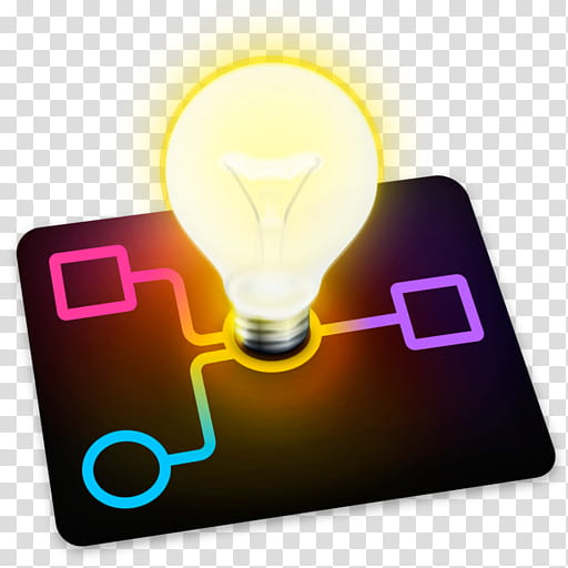 Light Bulb, Mind Map, Brainstorming, MacOS, App Store, Idea, Apple, Diagram transparent background PNG clipart
