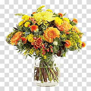 Floral Flower, Floristry, Flower Bouquet, Floral Design, Vase, Flower Delivery, Cut Flowers, Rose transparent background PNG clipart thumbnail