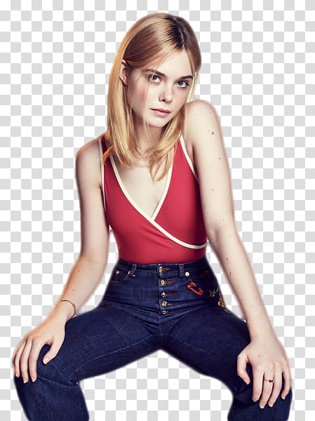 Elle Fanning transparent background PNG clipart