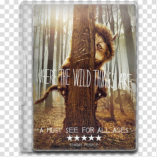 Movie Icon Mega , Where the Wild Things Are, Where the Wild Things Are DVD case transparent background PNG clipart