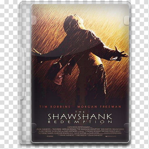 Movie Icon , The Shawshank Redemption, The Shawshank Redemption DVD case transparent background PNG clipart