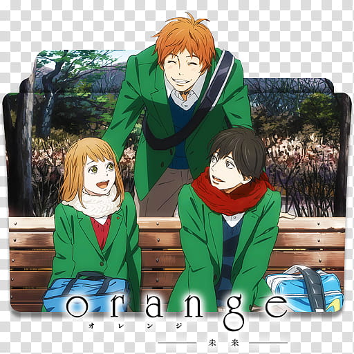 Anime Icon , Orange Mirai transparent background PNG clipart