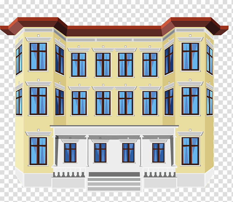 Real Estate, Building, House, Architecture, Facade, Cartoon, Classical Architecture, Uma Longhouse transparent background PNG clipart