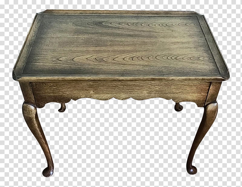 Coffee table, Watercolor, Paint, Wet Ink, Furniture, End Table, Antique, Desk transparent background PNG clipart