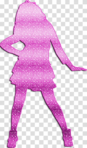 Sillueta Selena transparent background PNG clipart thumbnail