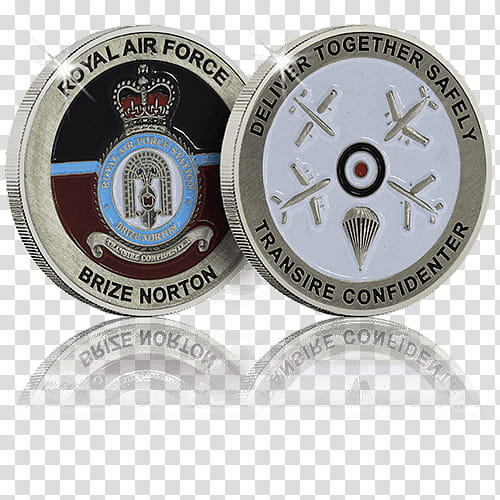 Silver, Coin, Commemorative Coin, Challenge Coin, Royal Air Force, World Challenge Coins, Emblem, Price transparent background PNG clipart