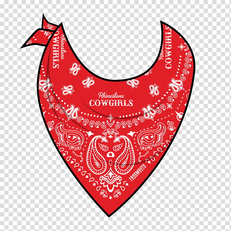 Cowboy Hat, Kerchief, Scarf, Uniform, Drawing, Paisley, Red, Bib transparent background PNG clipart