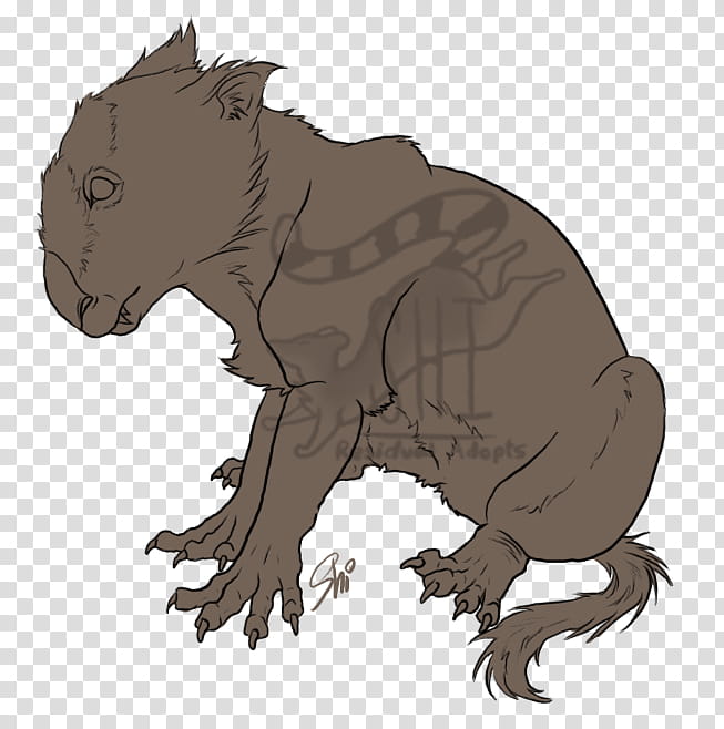 Burrowing Creature OS Sold transparent background PNG clipart