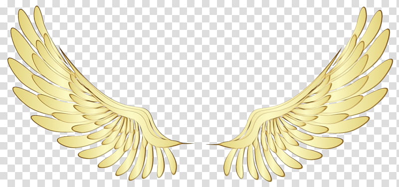Metal, Angel, Drawing, Silhouette, Necklace, Jewellery, Yellow, Chain transparent background PNG clipart