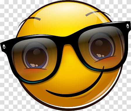 Just another glasses smiley transparent background PNG clipart