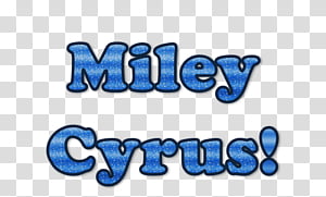 Texto De Miley Cyrus transparent background PNG clipart thumbnail
