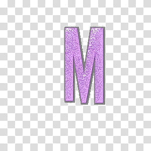 purple M illustraton transparent background PNG clipart