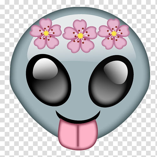 alien emoji transparent background PNG clipart
