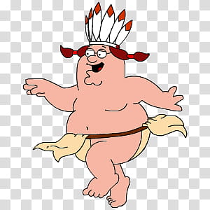 Peter Griffin Sykons, Peter Griffin Indian transparent background PNG clipart