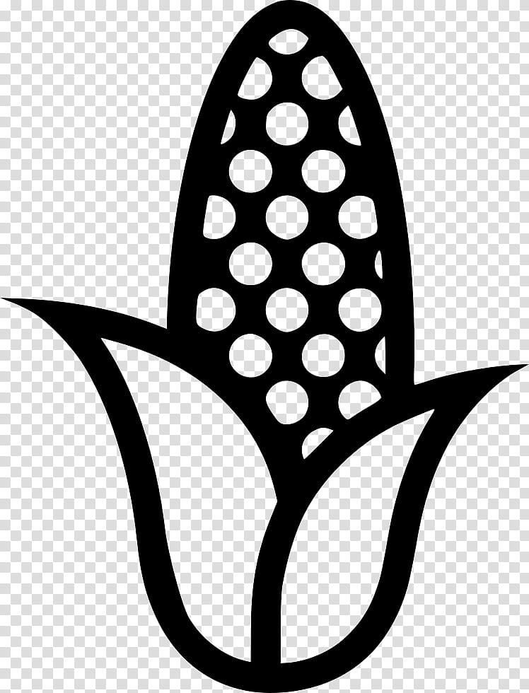 Black And White Flower, Corn On The Cob, Corncob, Data, Agriculture, Black And White
, Leaf, Plant transparent background PNG clipart