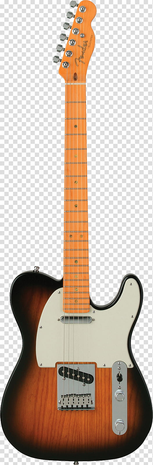 Fenders Guitars, brown Fender electric guitar transparent background PNG clipart