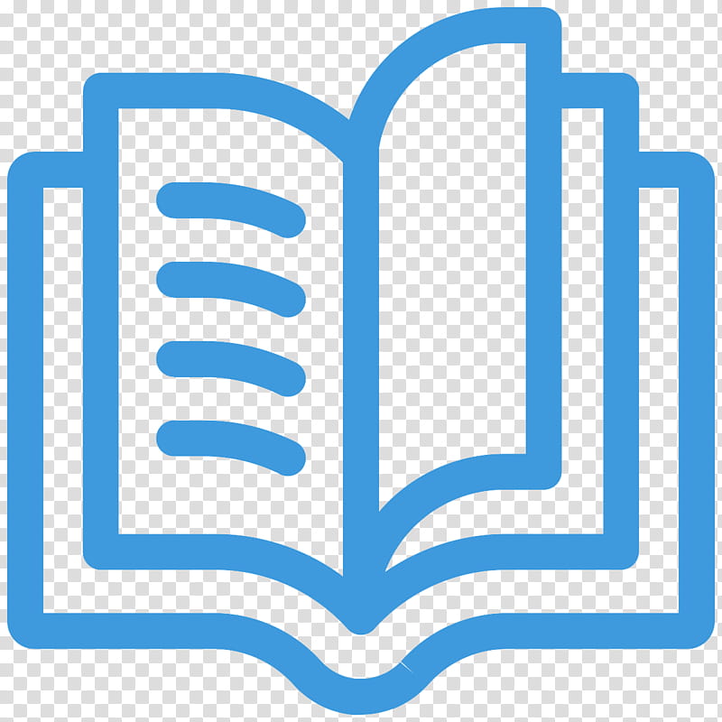 Book Symbol, Ebook, Page, Line, Electric Blue, Logo transparent background PNG clipart