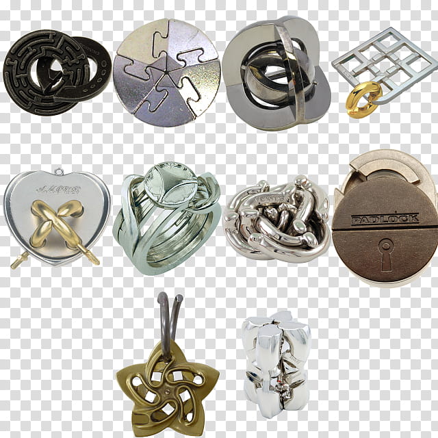 Metal, Hanayama Puzzle, Puzzle Ring, Mechanical Puzzles, Game, Riddle, Hardware, Hardware Accessory transparent background PNG clipart
