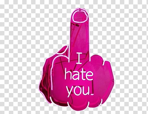 Rad , i hate you text transparent background PNG clipart