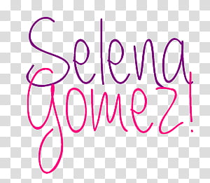 Texto de Selena Gomez 2 transparent background PNG clipart thumbnail