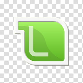 LinuxMint Lmint   plymouth, green and white l icon transparent background PNG clipart
