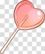 Watchers, pink heart lollipop transparent background PNG clipart