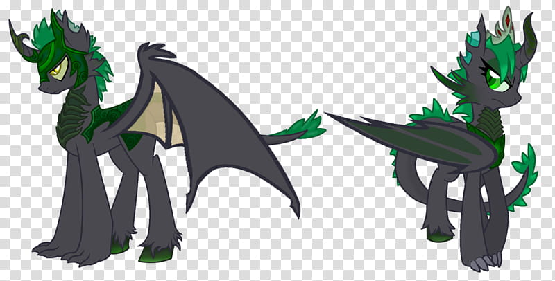 Changeling Draco General and Queen transparent background PNG clipart