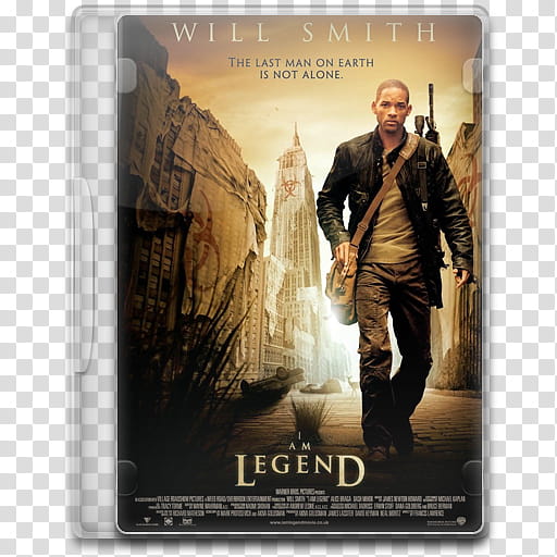 Movie Icon , I Am Legend, I Am Legend DVD case transparent background PNG clipart