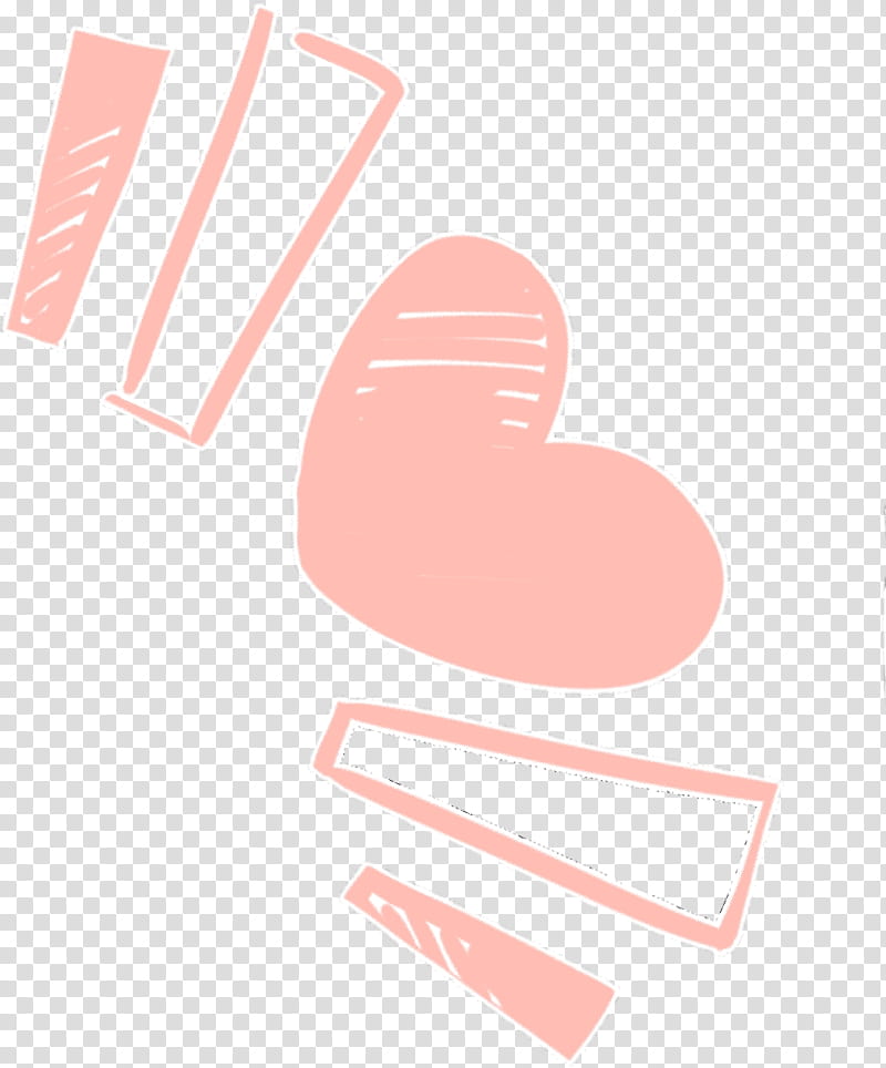 Cute Filters, orange heart illustration transparent background PNG clipart