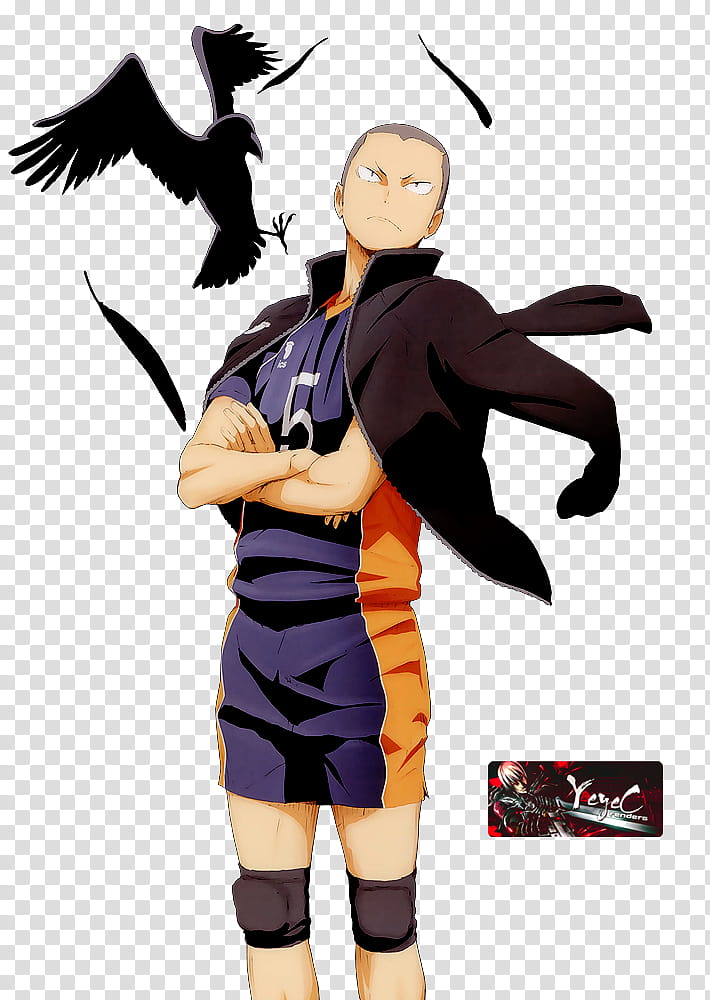 Haikyuu Render Ryunosuke Tanaka , Haikyu character transparent ...