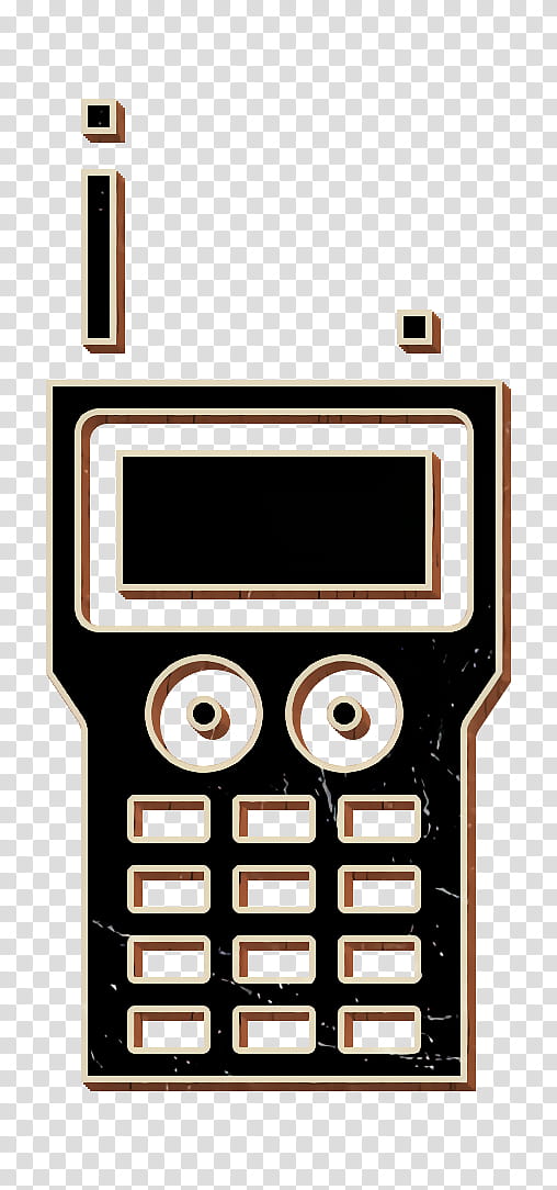 Radio icon Walkie talkie icon Crime icon, Technology transparent background PNG clipart