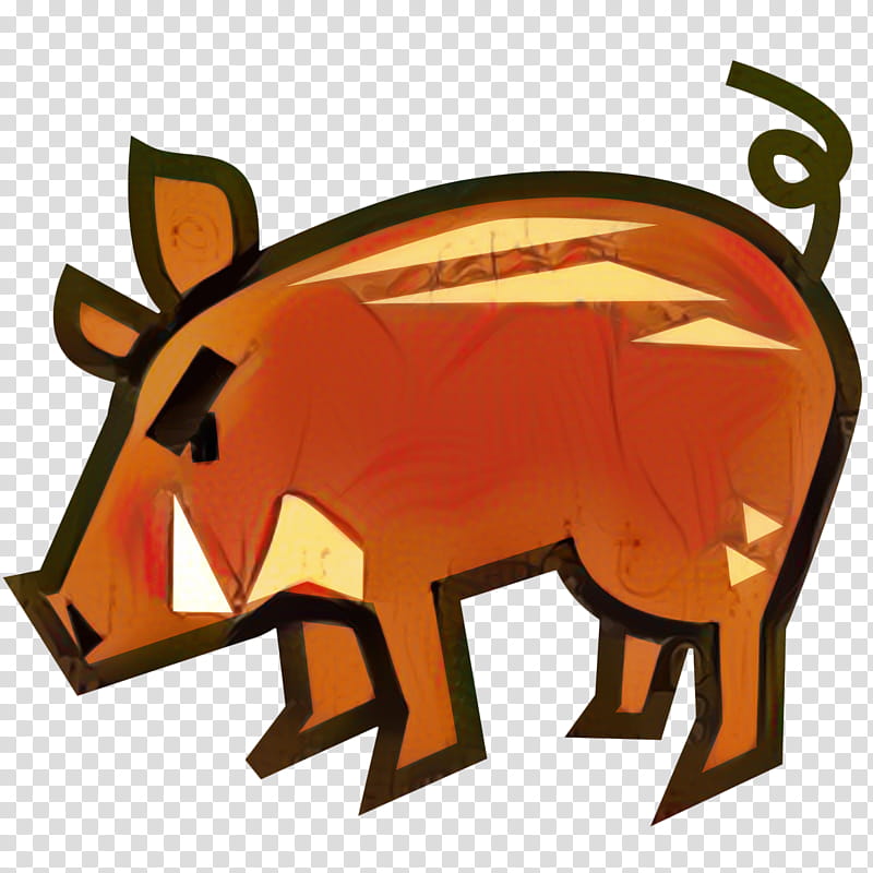 Emoji Sticker, Wild Boar, Common Warthog, Feral Pig, Emoticon, Text Messaging, Boar Hunting, Tusk transparent background PNG clipart