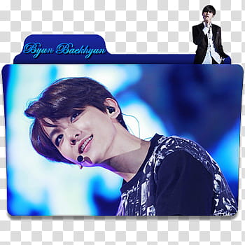 Byun Baekhyun Folder icon transparent background PNG clipart