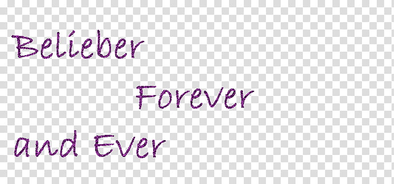 Belieber forever and ever transparent background PNG clipart