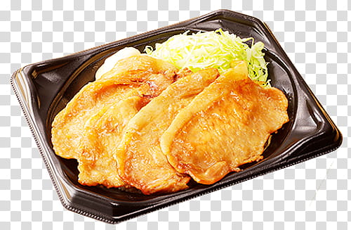 fried meat with lettuce transparent background PNG clipart