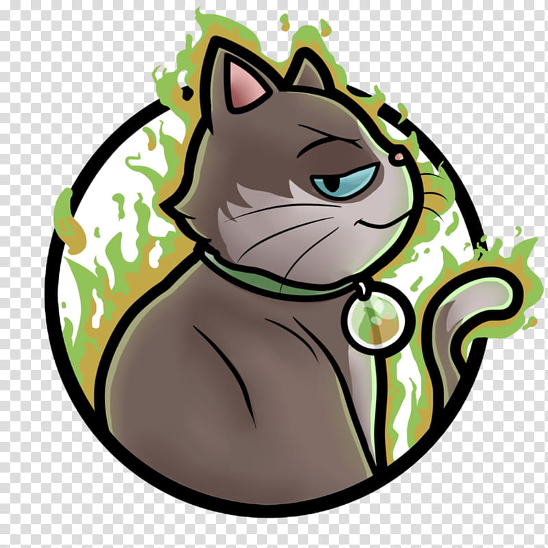 Cartoon Cat, Amphibians, Snout, Green transparent background PNG clipart