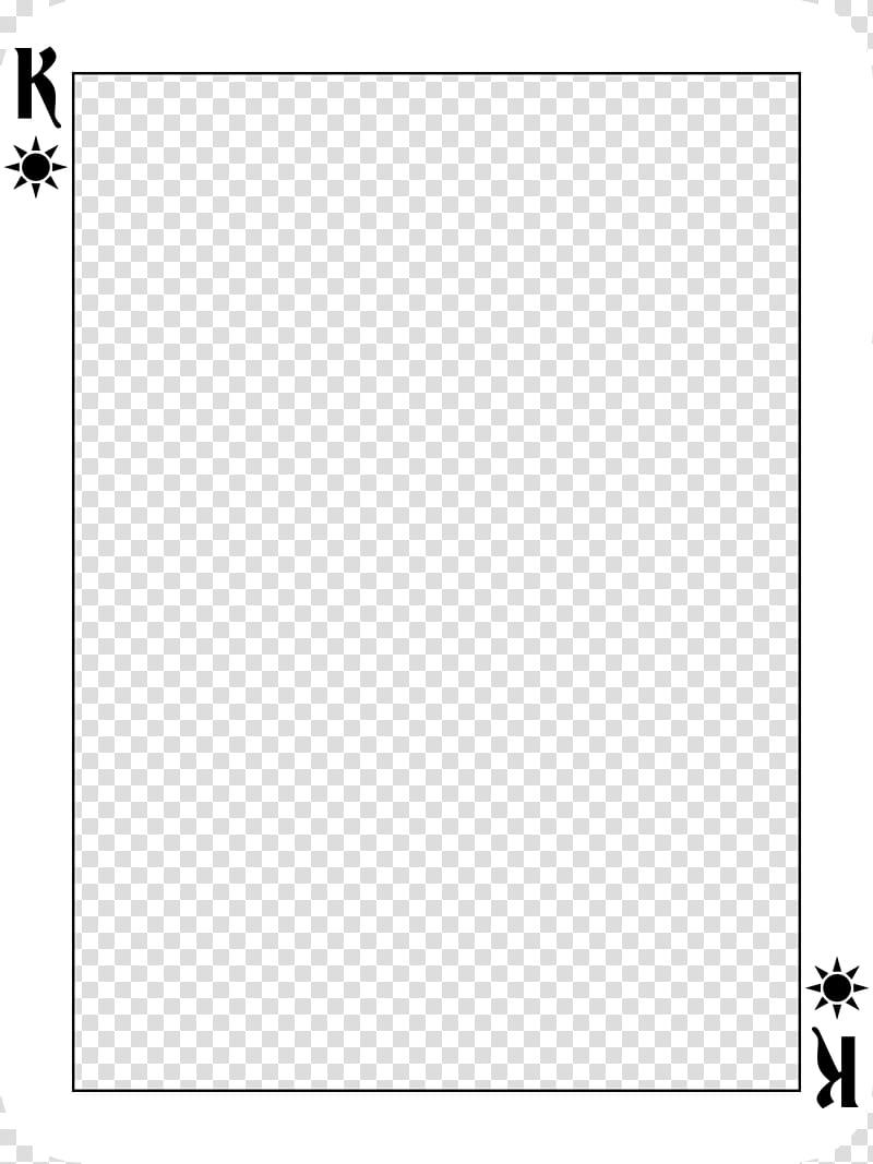 Face Card Black Suns frame set transparent background PNG clipart