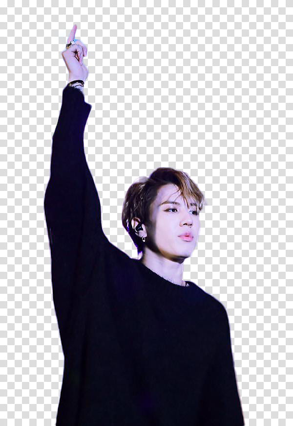 YUGYEOM, man raising his hands transparent background PNG clipart