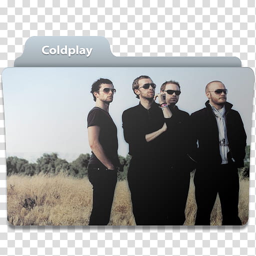 Music Folder , Coldplay band folder icon transparent background PNG clipart