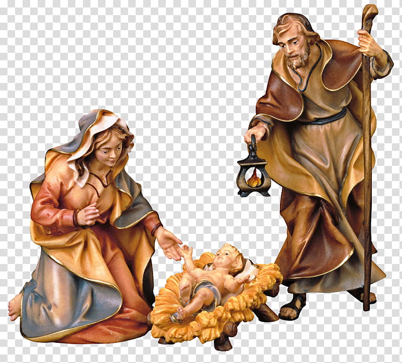 Christmas Decoration, Nativity Scene, Christmas Day, Wood Carving, Nativity Sets, Manger, Cots, Figurine transparent background PNG clipart