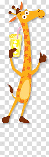 Geoffrey the Giraffe CER Two mascot transparent background PNG clipart