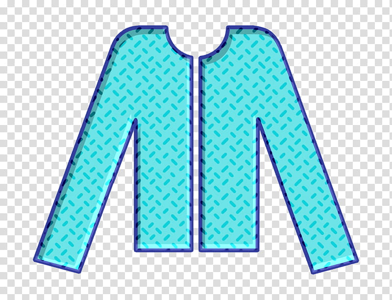 casual icon clothing icon fashion icon, Jacket Icon, Pullover Icon, Unisex Icon, Wear Icon, Turquoise, Aqua, Teal transparent background PNG clipart