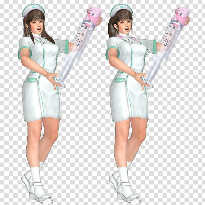 Hitomi Nurse Costume for XPS transparent background PNG clipart