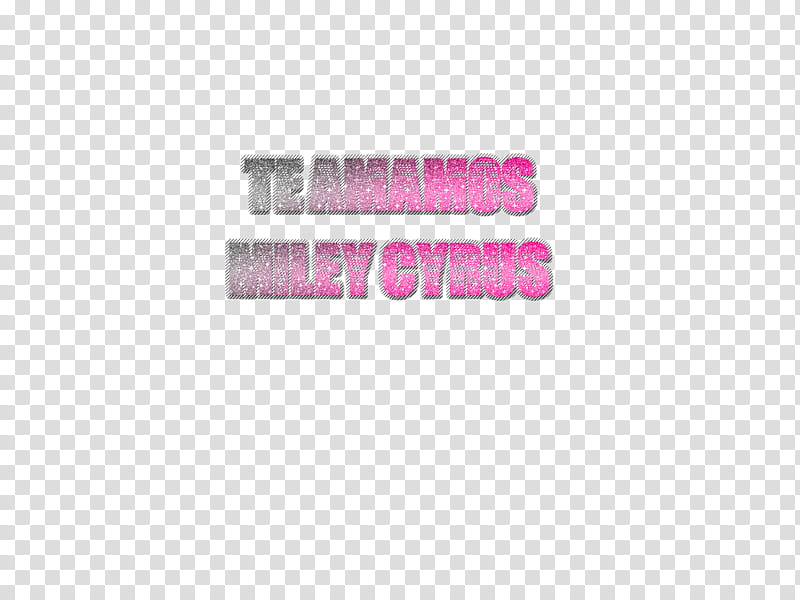 Te amamos Miley cyrus transparent background PNG clipart