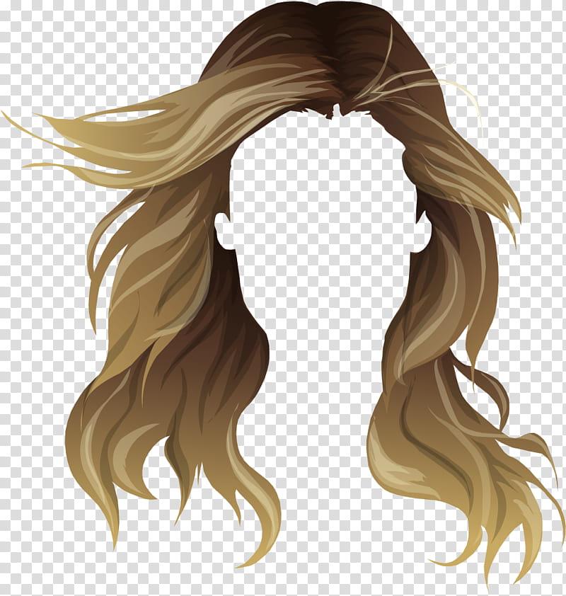Hair , woman's blonde hair decor transparent background PNG clipart